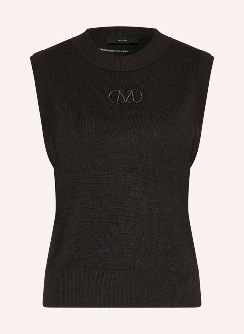Copenhagen Muse Stricktop Cmveran schwarz Copenhagen Muse Stricktop Cmveran schwarz von COPENHAGEN MUSE