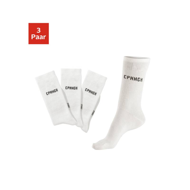 COPENHAGEN STUDIOS Basicsocken Damen 3x off white Gr.35-38 von COPENHAGEN STUDIOS