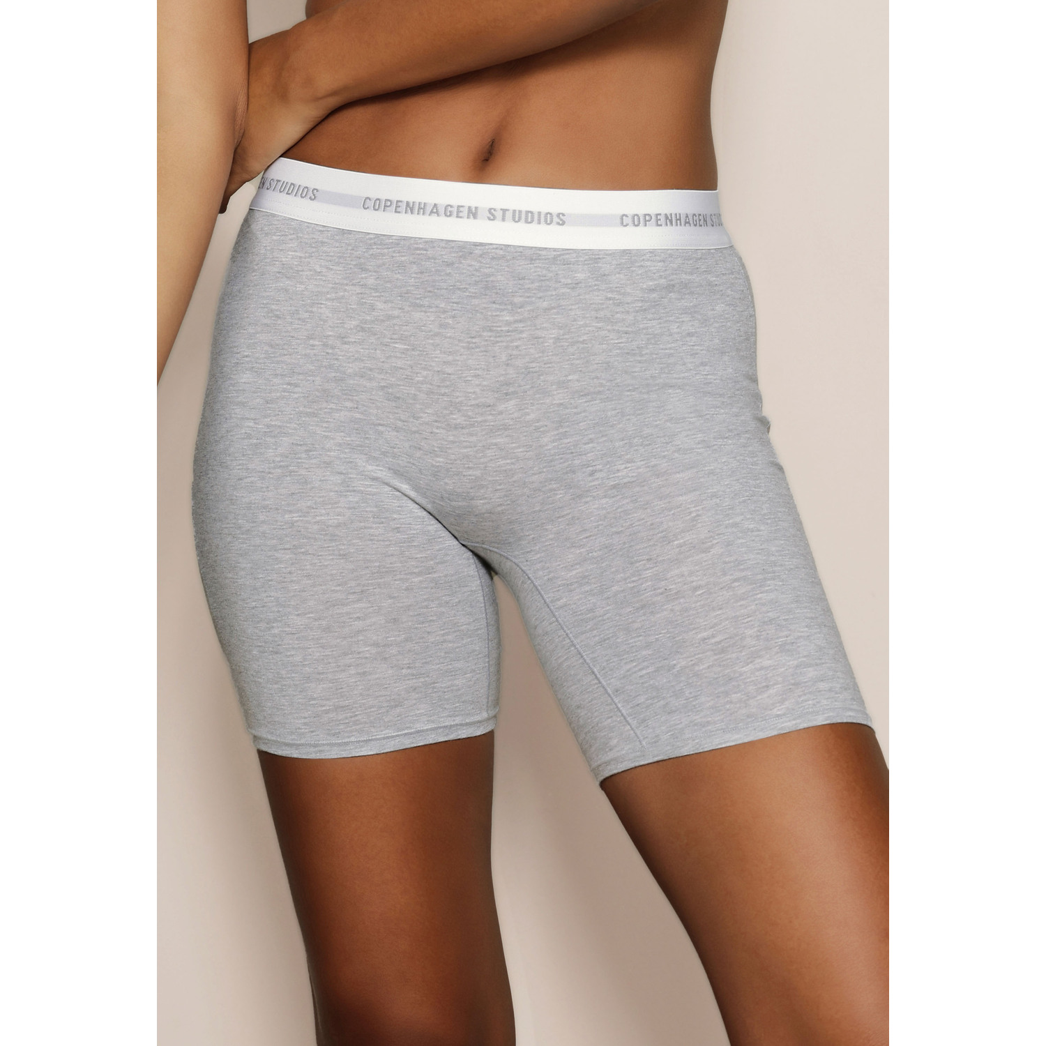 COPENHAGEN STUDIOS Boxer Damen grau-meliert Gr.XL (42) von COPENHAGEN STUDIOS