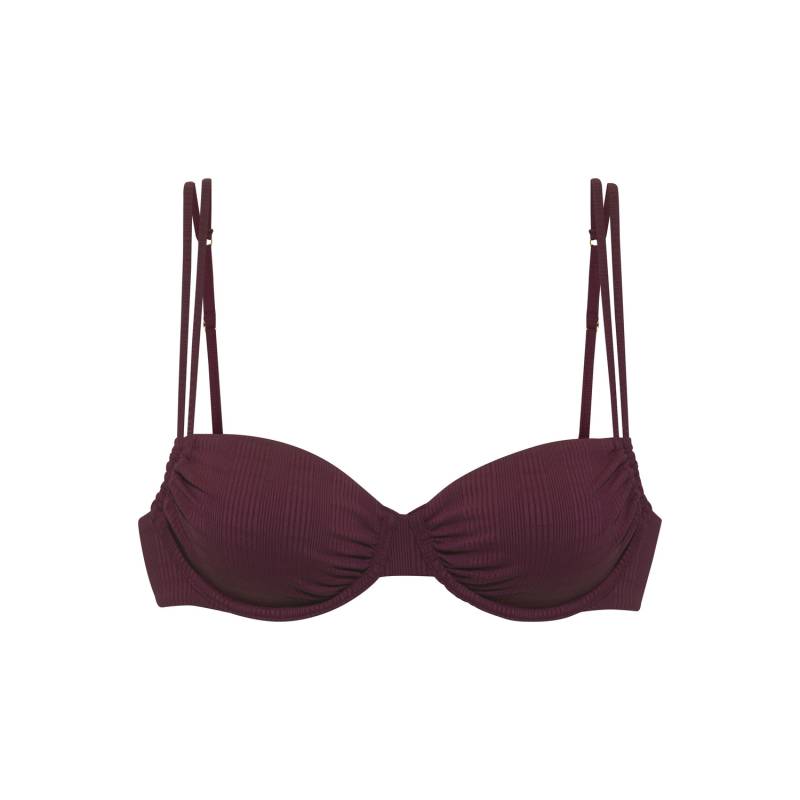 COPENHAGEN STUDIOS Bügel-Bikini-Top Damen weinrot Gr.36 Cup C von COPENHAGEN STUDIOS