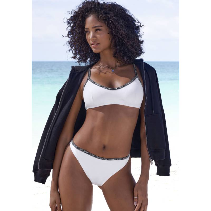 COPENHAGEN STUDIOS Bustier-Bikini-Top Damen weiß Gr.44 Cup C/D von COPENHAGEN STUDIOS