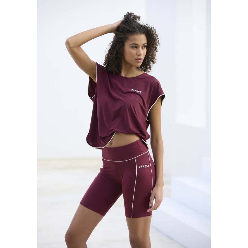 COPENHAGEN STUDIOS Funktionsshorts Damen weinrot Gr.M (40/42) von COPENHAGEN STUDIOS