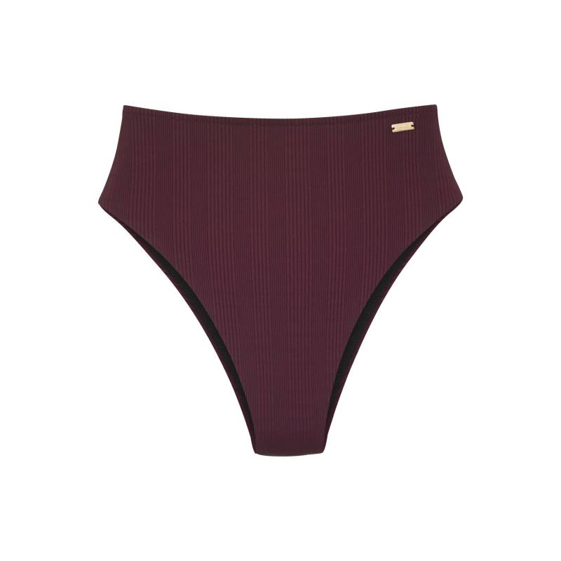 COPENHAGEN STUDIOS Highwaist-Bikini-Hose Damen weinrot Gr.42 von COPENHAGEN STUDIOS