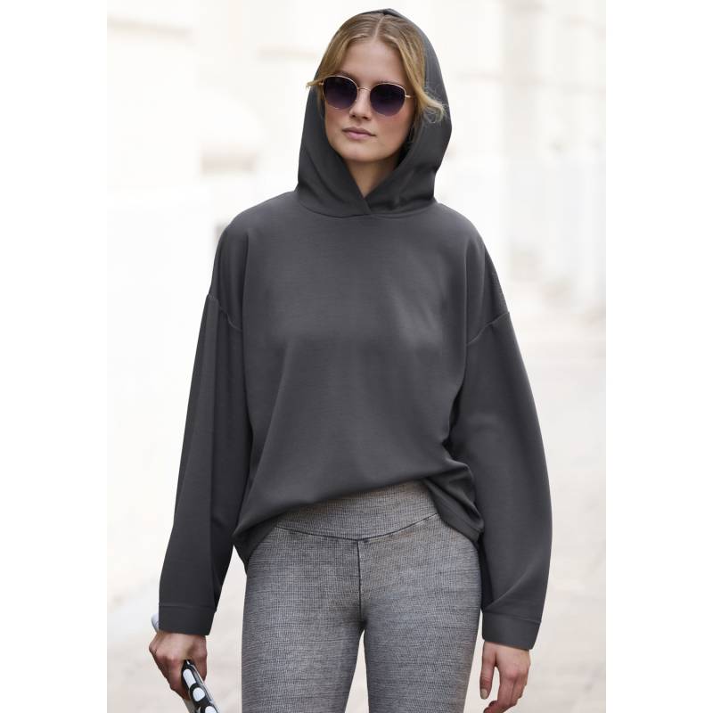 COPENHAGEN STUDIOS Kapuzenpullover Damen dunkelgrau Gr.36/38 von COPENHAGEN STUDIOS