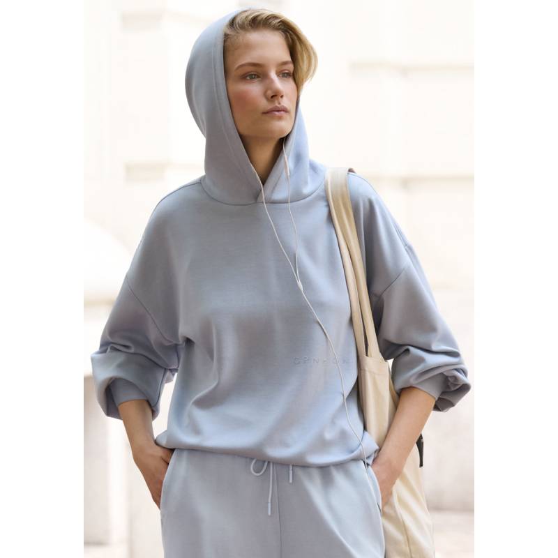 COPENHAGEN STUDIOS Kapuzenpullover Damen hellblau Gr.32/34 von COPENHAGEN STUDIOS