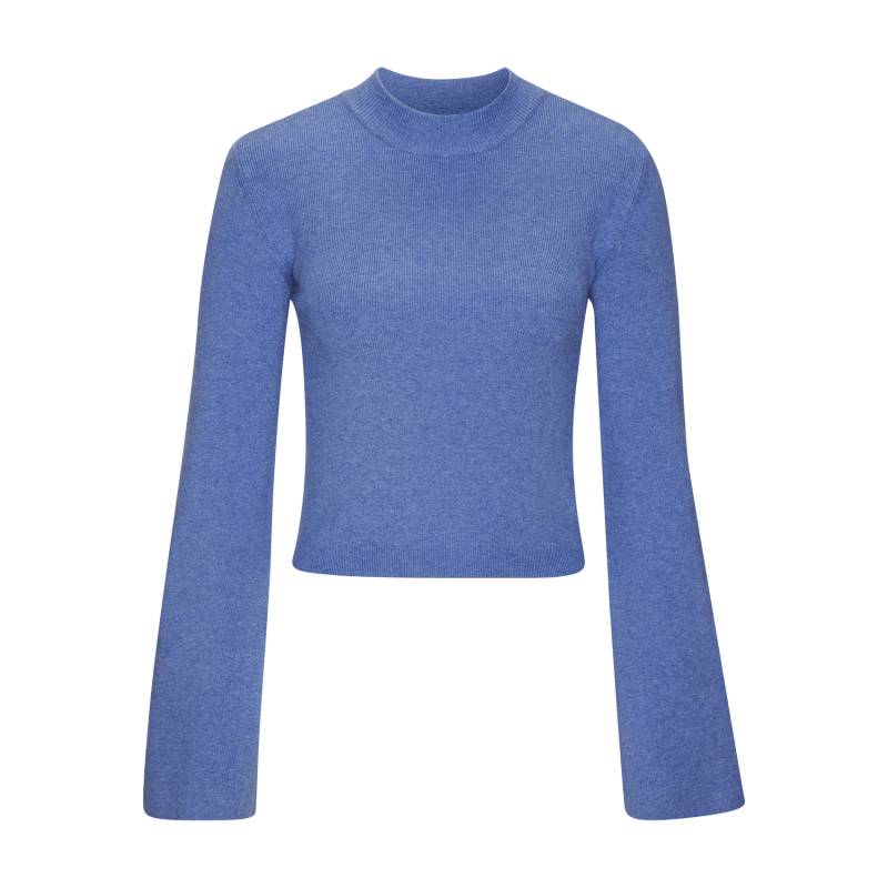 COPENHAGEN STUDIOS Langarmshirt Damen blau Gr.48/50 von COPENHAGEN STUDIOS