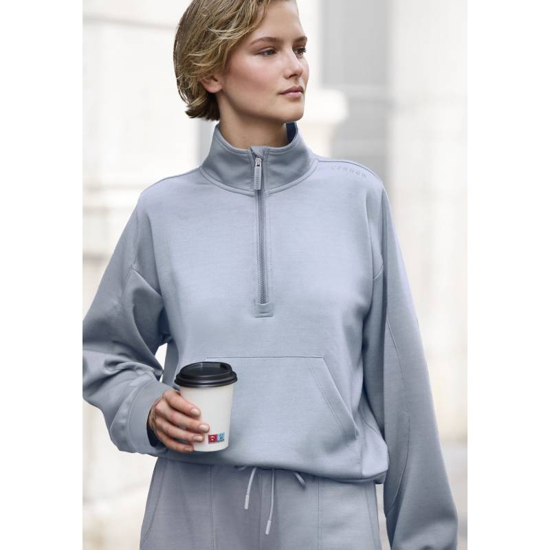 COPENHAGEN STUDIOS Langarmshirt Damen hellblau Gr.32/34 von COPENHAGEN STUDIOS