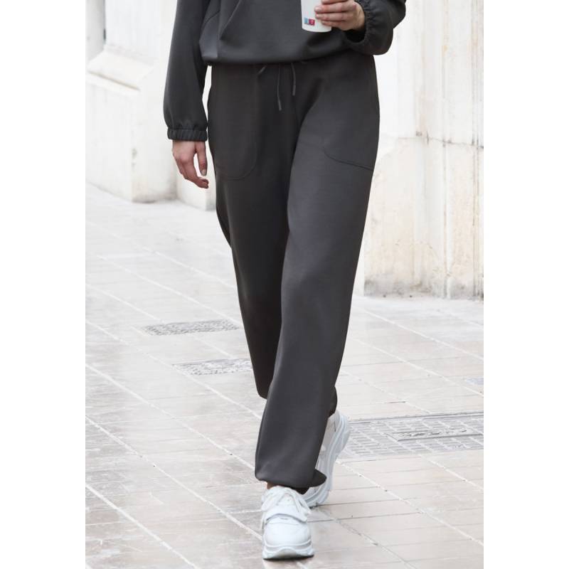 COPENHAGEN STUDIOS Loungehose Damen dunkelgrau Gr.32/34 von COPENHAGEN STUDIOS