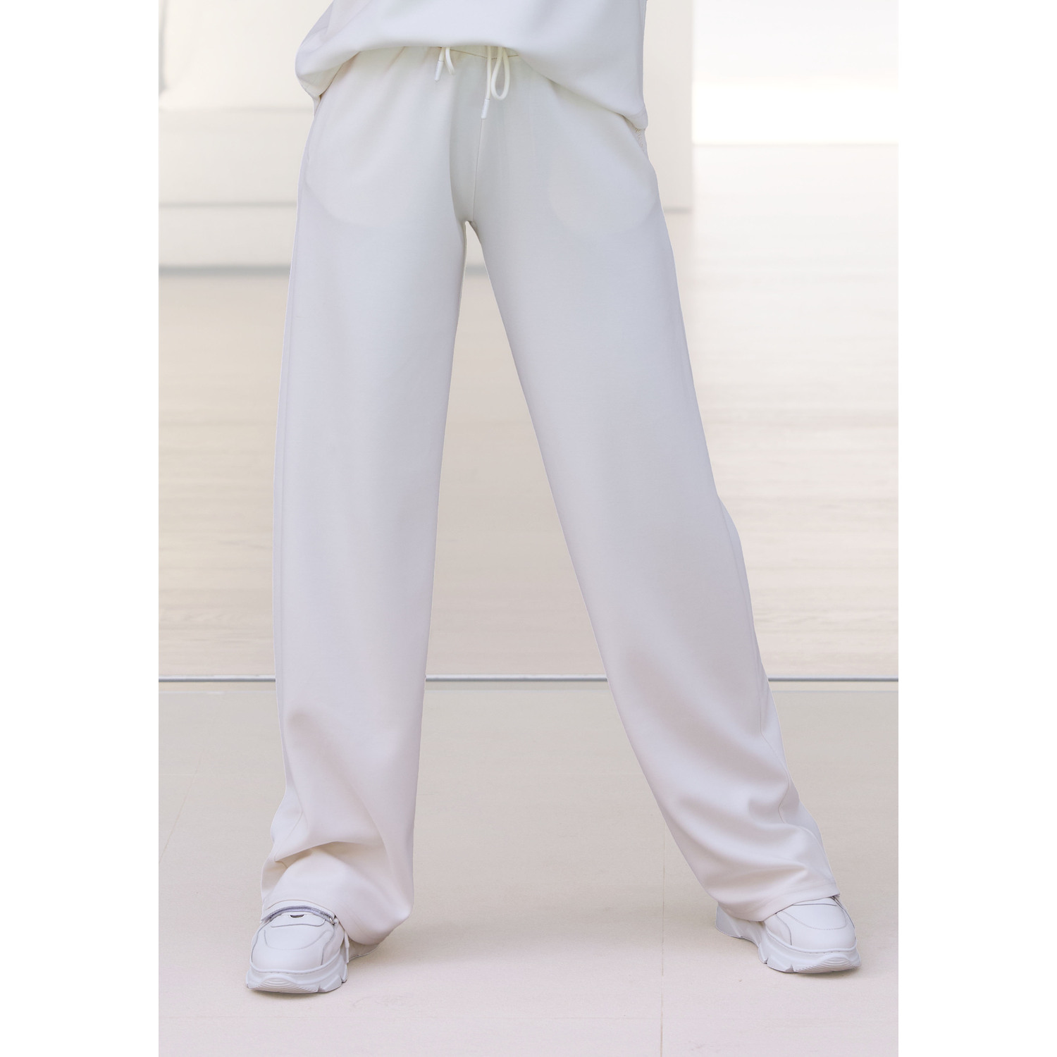 COPENHAGEN STUDIOS Loungehose Damen wollweiß Gr.32/34 von COPENHAGEN STUDIOS