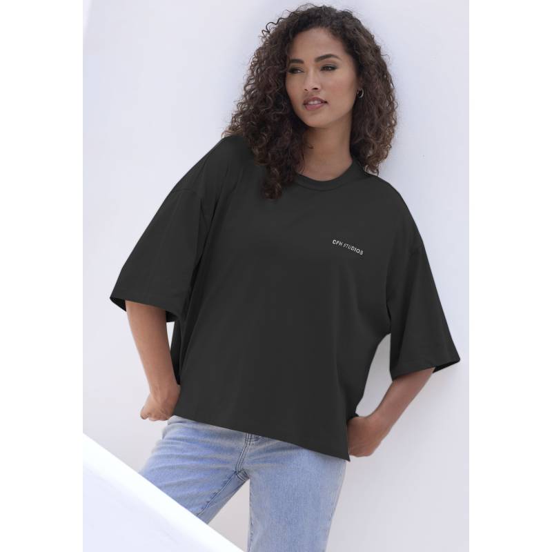 COPENHAGEN STUDIOS Oversize-Shirt Damen black Gr.M (38) von COPENHAGEN STUDIOS