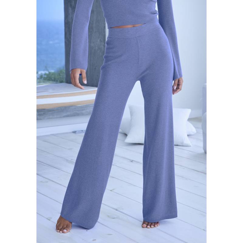 COPENHAGEN STUDIOS Strickhose Damen blau Gr.36/38 von COPENHAGEN STUDIOS