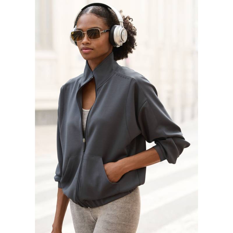 COPENHAGEN STUDIOS Sweatjacke Damen dunkelgrau Gr.36/38 von COPENHAGEN STUDIOS