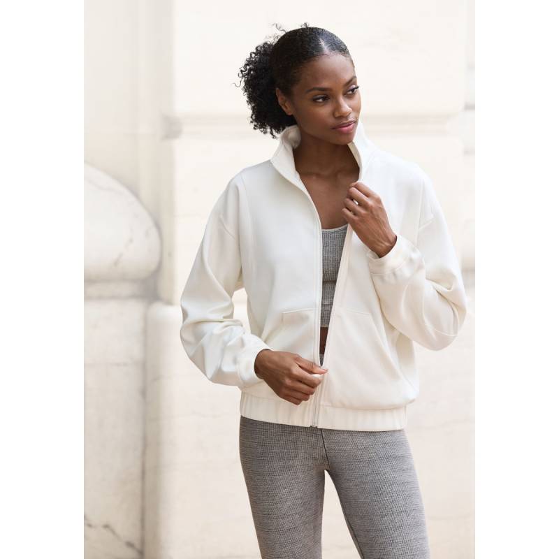 COPENHAGEN STUDIOS Sweatjacke Damen wollweiß Gr.48/50 von COPENHAGEN STUDIOS