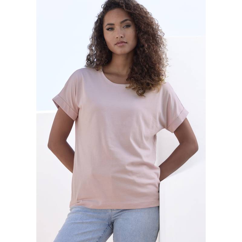 COPENHAGEN STUDIOS T-Shirt Damen soft violet Gr.S (36) von COPENHAGEN STUDIOS