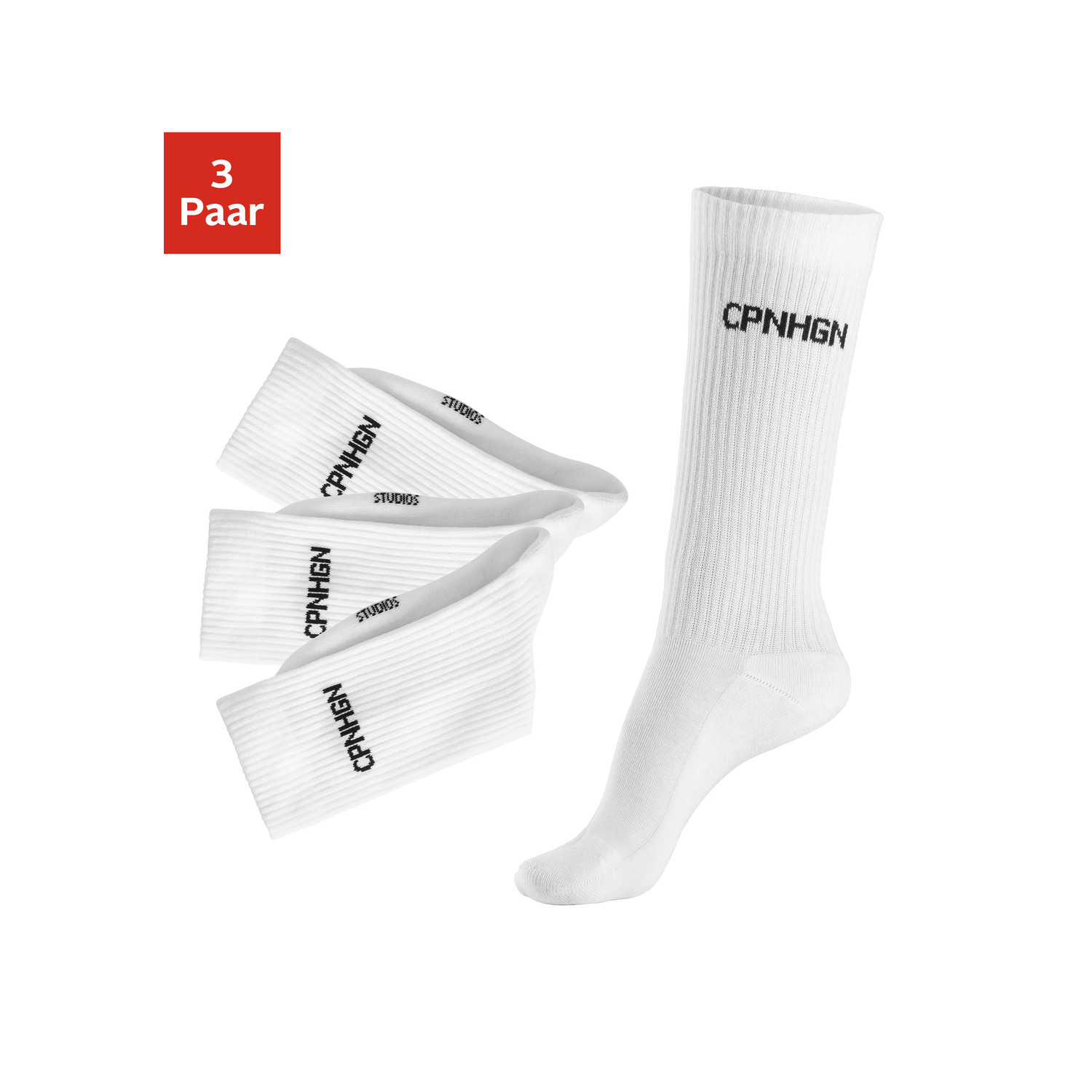 COPENHAGEN STUDIOS Tennissocken Damen 3x weiß Gr.43-46 COPENHAGEN STUDIOS Tennissocken Damen 3x weiß Gr.43-46 von COPENHAGEN STUDIOS