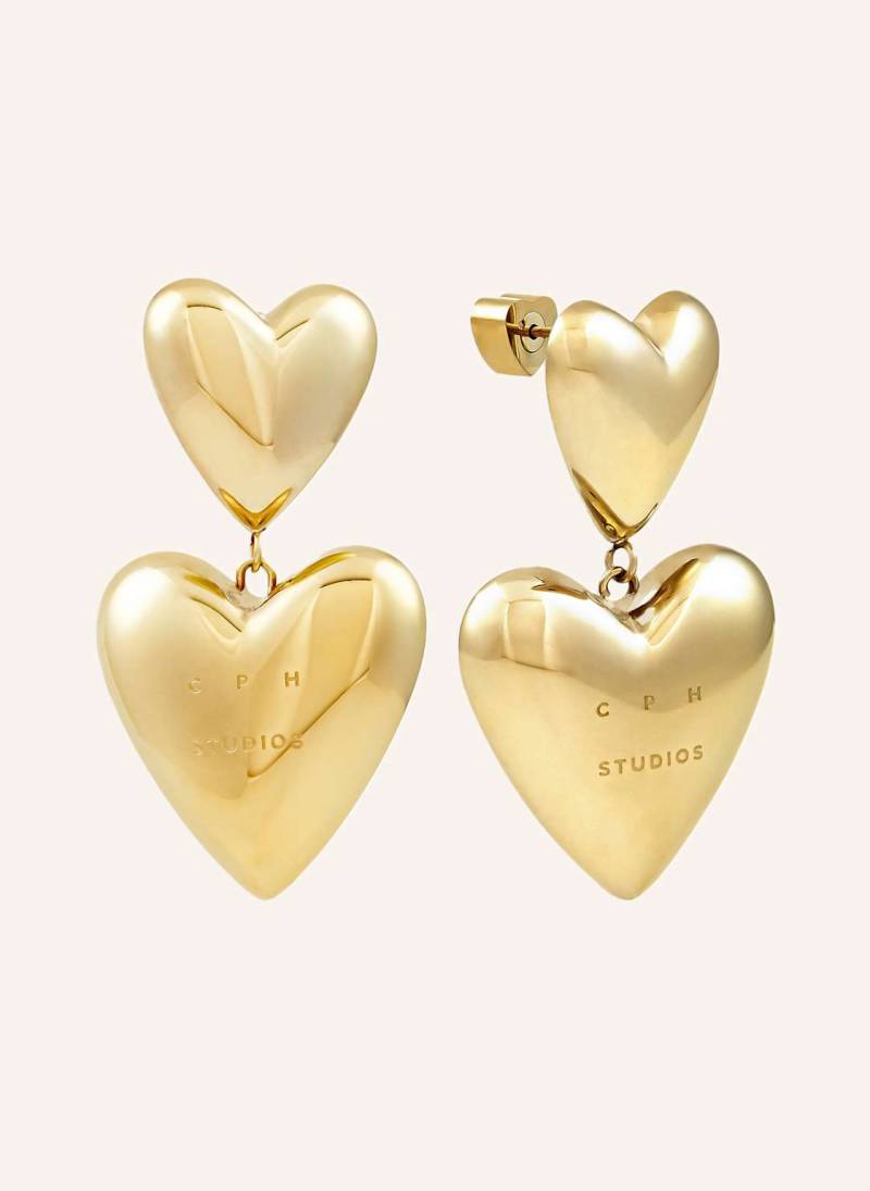 Copenhagen Studios Ohrstecker  Aus  Edelstahl gold von COPENHAGEN STUDIOS