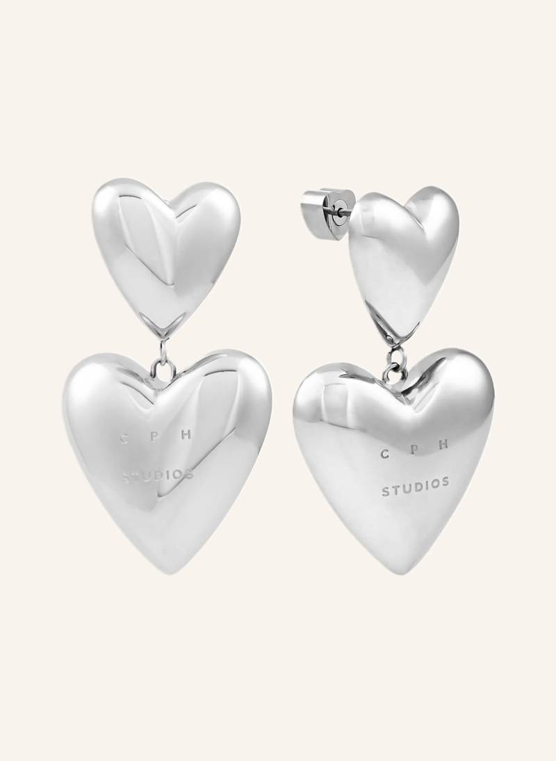 Copenhagen Studios Ohrstecker  Aus  Edelstahl silber von COPENHAGEN STUDIOS