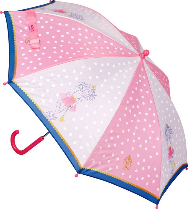 COPPENRATH DIE SPIEGELBURG Stockregenschirm Zauber-Regenschirm - Prinzessin Lillifee, Farbwechselnde Punkte bei Nässe – ein echter Zaubereffekt! von COPPENRATH DIE SPIEGELBURG