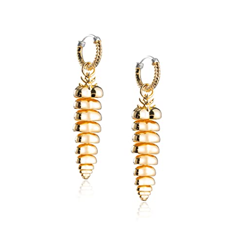 COPPERTIST.WU Gold Vermeil Snake tail earring von COPPERTIST.WU