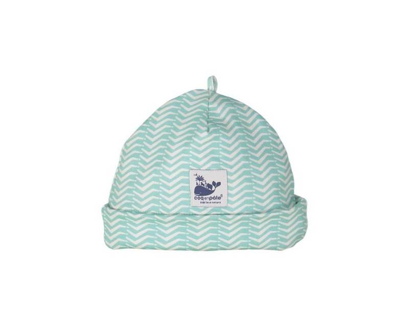 COQ EN PATE Erstlingsmütze Babymütze mit tollen Farben und Muster Größe: 43-49 cm von COQ EN PATE