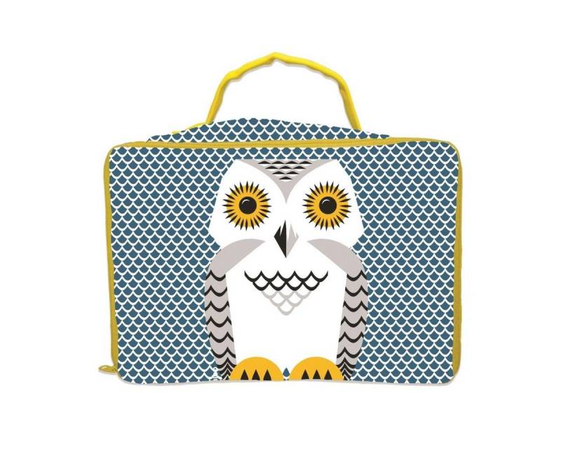 COQ EN PATE Kinderkoffer Kleiner Koffer Tasche aus Baumwolle Größe: 24 x 16,5 x 10 cm von COQ EN PATE