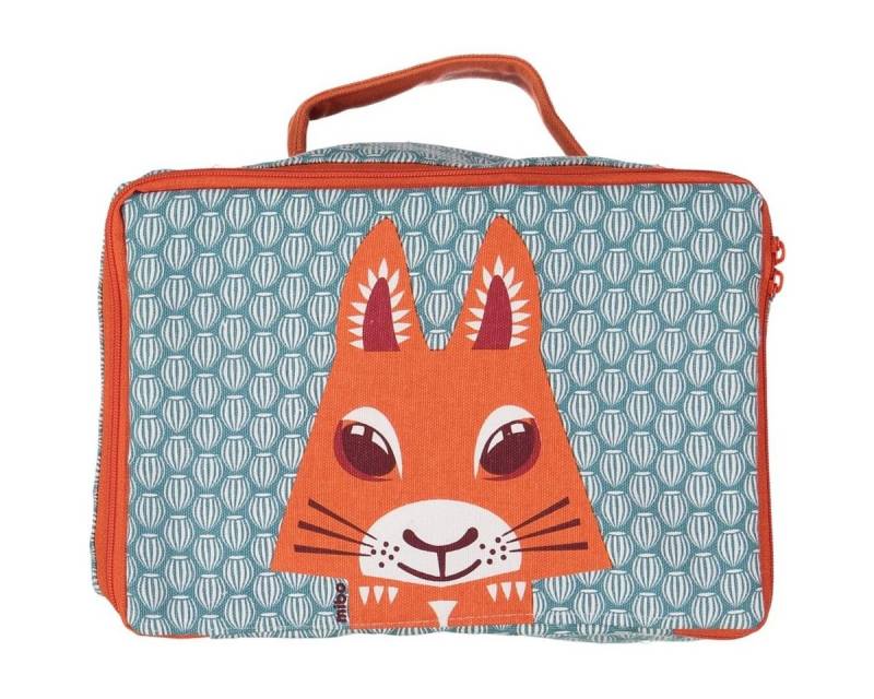 COQ EN PATE Kinderkoffer Kleiner Koffer Tasche aus Baumwolle Größe: 24 x 16,5 x 10 cm von COQ EN PATE