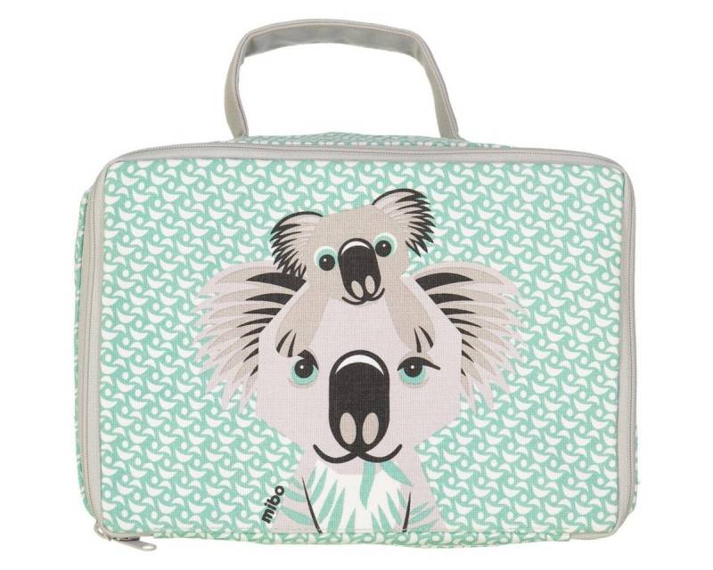 COQ EN PATE Kinderkoffer Kleiner Koffer Tasche aus Baumwolle Größe: 24 x 16,5 x 10 cm von COQ EN PATE