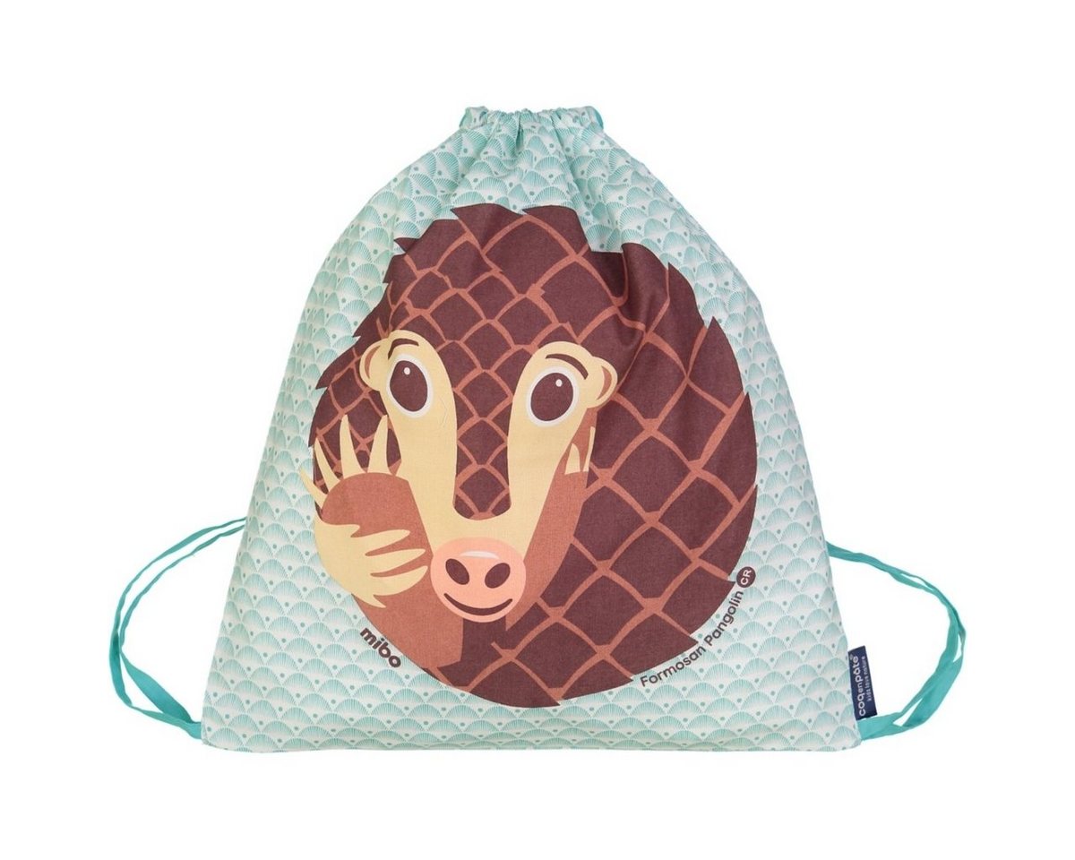 COQ EN PATE Turnbeutel Turnbeutel MIBO 37 x 33 cm Sportbeutel Zuziehbeutel Tiermotive von COQ EN PATE