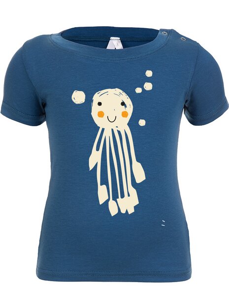 CORA happywear Alex Baby T-Shirt aus umweltfreundliche Eukalyptus Faser| Oktopus von CORA happywear