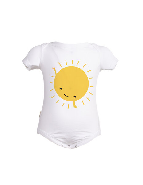 CORA happywear Baby Body aus Eukalyptus Faser "Cora" | Sonne von CORA happywear