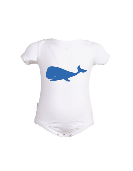 CORA happywear Baby Body aus Eukalyptus Faser "Cora" | Walfisch von CORA happywear