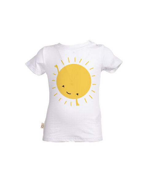 CORA happywear Baby T-Shirt aus Eukalyptus Faser "Alex" - Sonne von CORA happywear