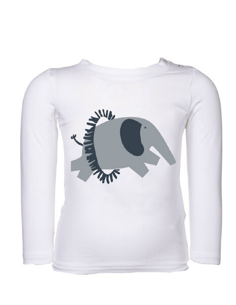 CORA happywear Baby T-Shirt aus Eukalyptus Faser "Aura" | Elefant von CORA happywear