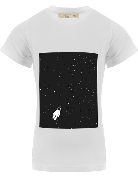 CORA happywear Ben umweltfreundliches Kinder T-Shirt aus Eukalyptusfaser | Astronaut von CORA happywear