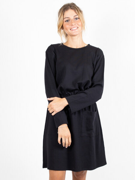 CORA happywear Damen Kleid aus Modal "Alice" schwarz mit langen Ärmeln von CORA happywear