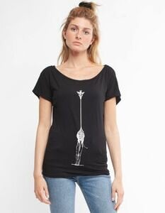 CORA happywear Damen T-Shirt aus Eukalyptus "Elisabeth" | Giraffe von CORA happywear