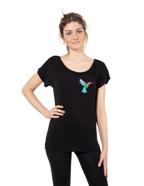 CORA happywear Damen T-Shirt aus Eukalyptus Faser "Elisabeth" | Kolibri von CORA happywear