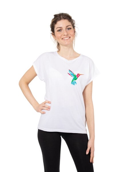 CORA happywear Damen T-Shirt aus Eukalyptus Faser "Laura" | Kolibri von CORA happywear