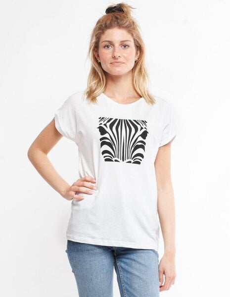 CORA happywear Damen T-Shirt aus Eukalyptus Faser "Laura" | Zebra von CORA happywear