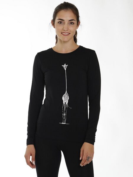 CORA happywear Damen T-Shirt aus Eukalyptus Faser "Matri" | Giraffe von CORA happywear