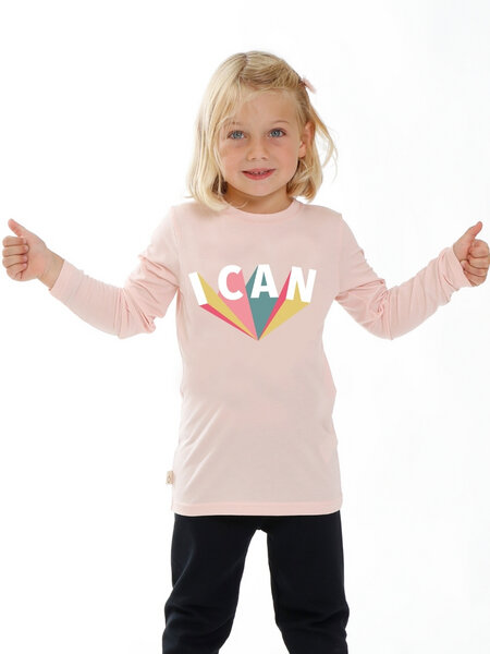 CORA happywear Kinder T-Shirt aus Eukalyptus Faser "Aura" | I Can von CORA happywear