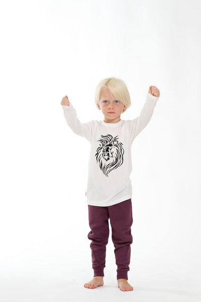 CORA happywear Kinder T-Shirt aus Eukalyptus Faser "Aura" | Löwe von CORA happywear