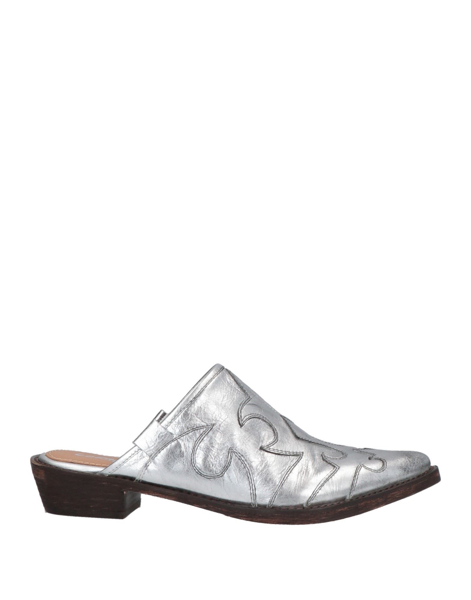 CORAL BLUE Mules & Clogs Damen Silber von CORAL BLUE