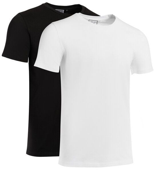 COREBASE TShirt Doppelpack, 100% Bio-Baumwolle, 200 g/m² von COREBASE