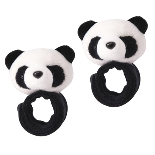 CORHAD 2 Stück Plüsch Panda Slap Armbänder Weiche Kuschelarmbänder mit Dekorativem Tierdesign Kinderfreundlich Einfach zu Öffnen für Partys und Festivals von CORHAD