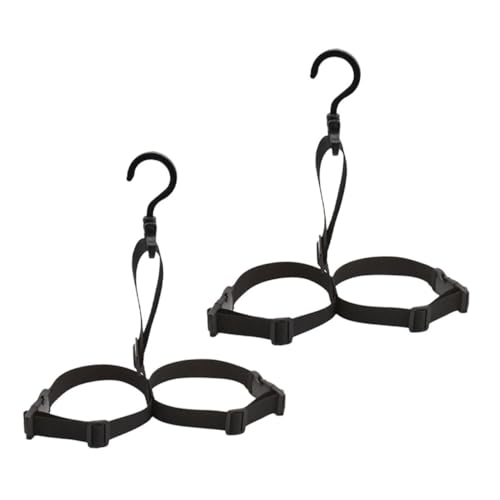 CORHAD 2 Stück Verstellbarer Multifunktionaler Stiefelhalter mit Doppel Lagen zum Trocknen von Angel Outdoor Boots Platzsparend Robustes Polyester für Angler und Outdoor aktivitäten von CORHAD