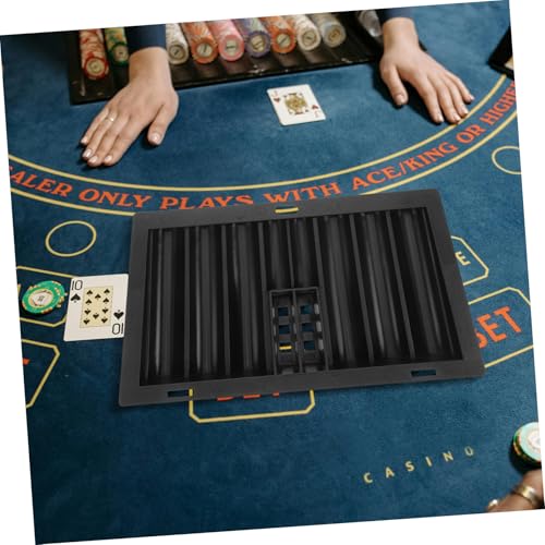 CORHAD Transparenter Acryl Poker Chip Halter Tray Kapazität Multifunktionales Chip Zubehör für Casinospiele und Kartenspiele Robuster Spieltisch Organizer mit Übersichtlichem Design von CORHAD