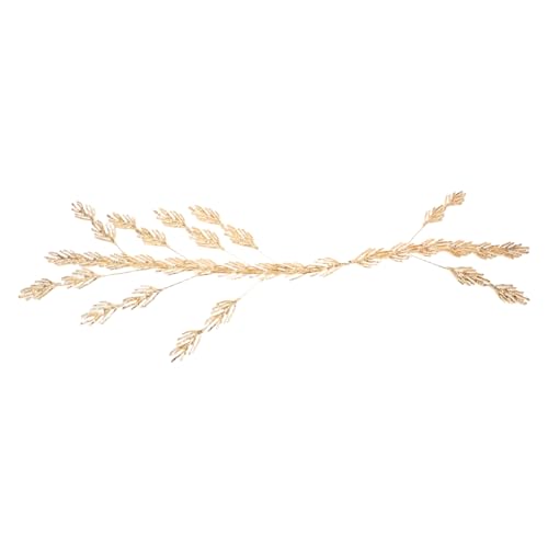 CORHAD Verstellbare Metall Leaf Haarband Brautkrone Leichter Langlebiger Brautschmuck für Kopfgrößen Eleganter Goldfarbener Kopfschmuck für Hochzeit Party und Besondere Anlässe von CORHAD