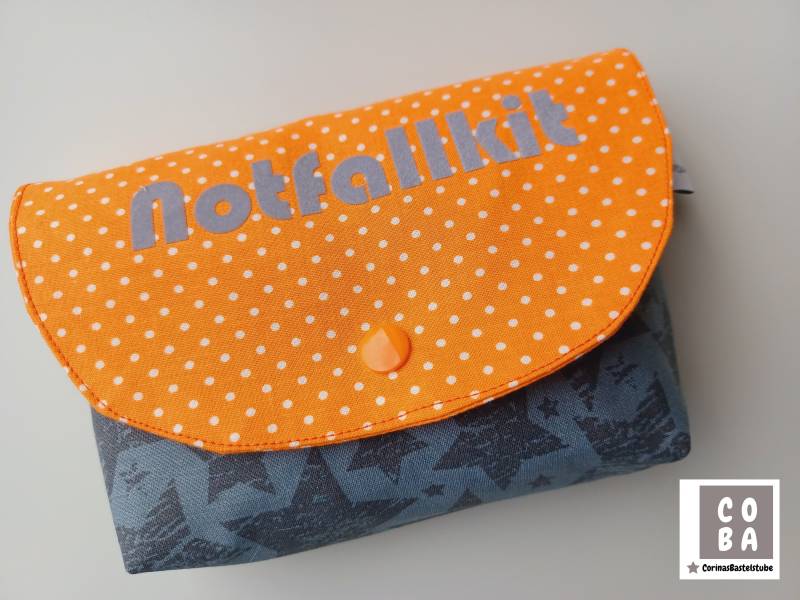 Medikamententasche Klein " Notfallkit Notfalltasche Aufbewahrung Für Medikamente Apotheke von CORINAsBASTELSTUBE