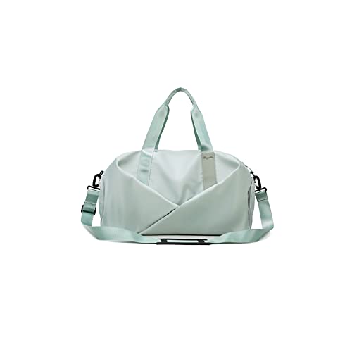 CORIOS Herren Sporttasche Damen Reisetaschen Duffle Bag Groß Weekender Übernachtung Tasche Oxford Kabinenreisetasche Trainingstasche Fitnesstasche Handgepäck Schwimmtasche mit Schuhfach Grün von CORIOS